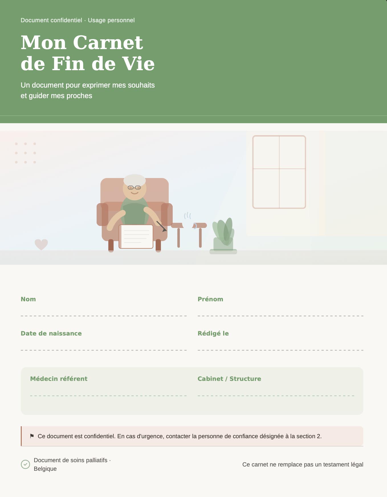Mon Carnet de Fin de Vie